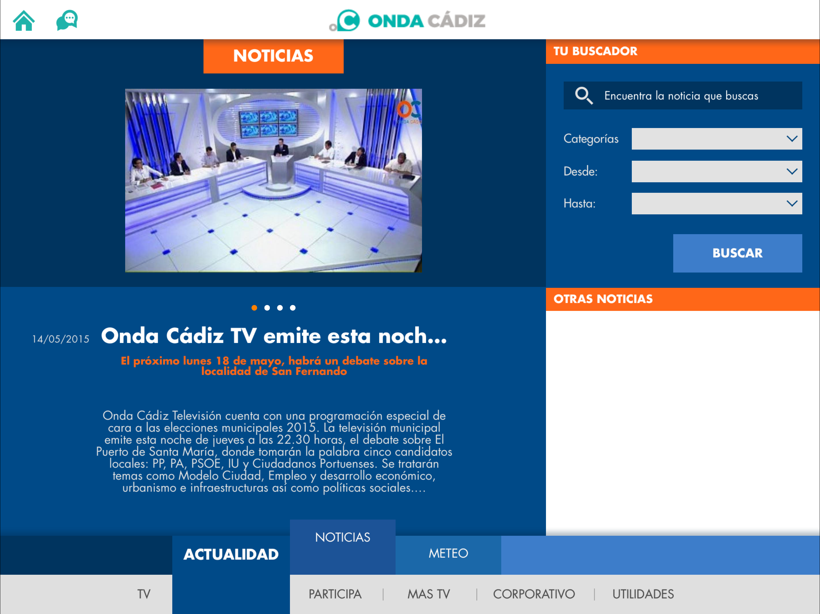 Aplicación de Onda Cádiz