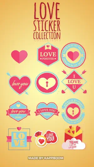 Romantic Stickers II screenshot 1