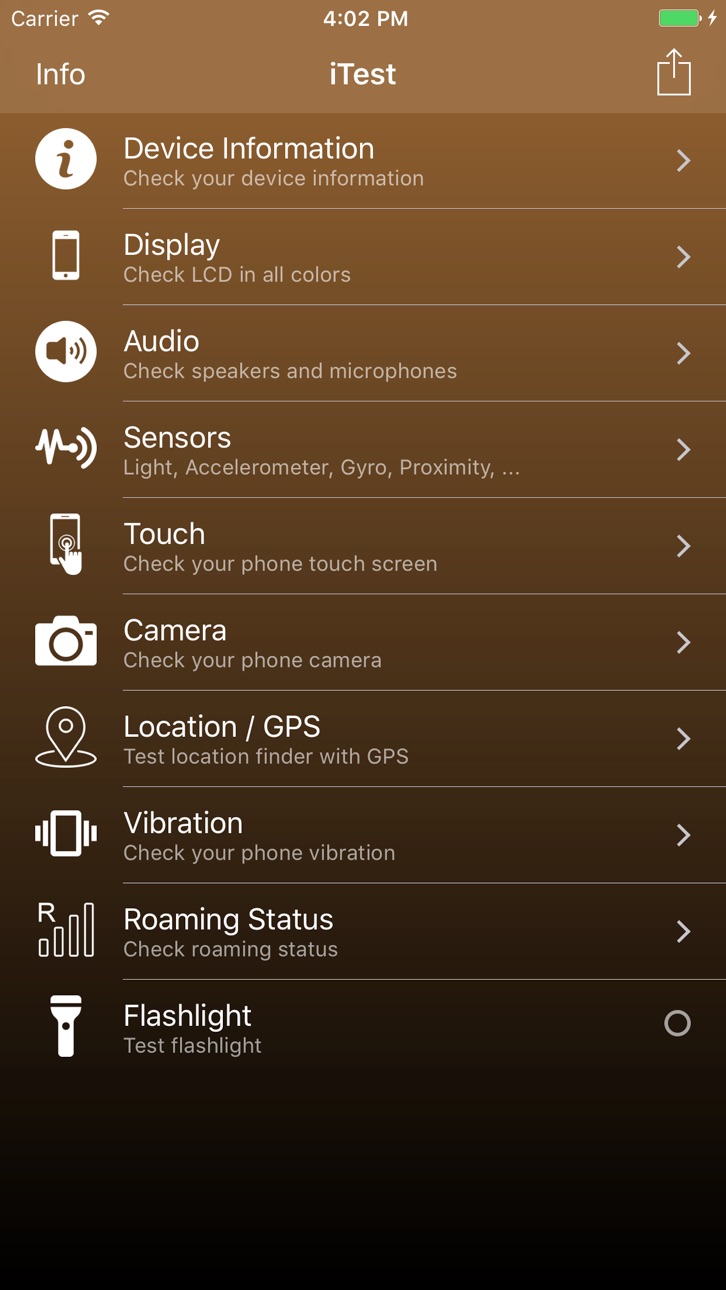 iPhone screenshot