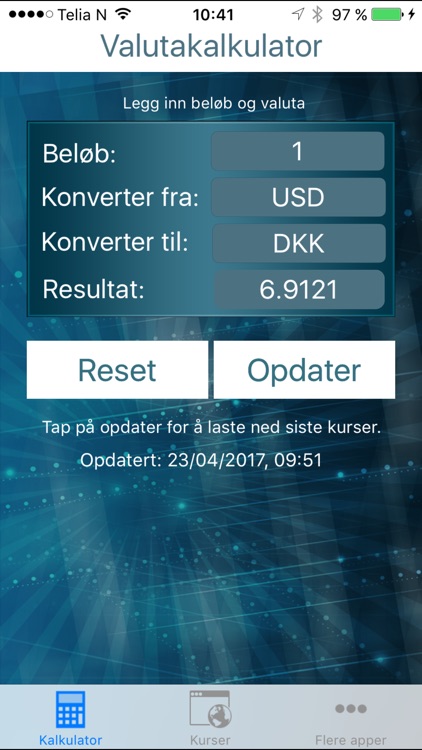 Valutaomregner Dansk - Valutakurser by Appsonite AS