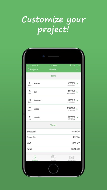 ProjectCalc - project bids, estimates, invoices screenshot-3