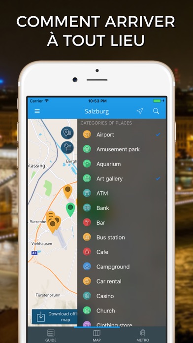 Screenshot #3 pour Salzbourg Guide Voyage avec Offline Maps