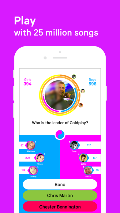 Screenshot #2 pour Chat Music - Music Quiz