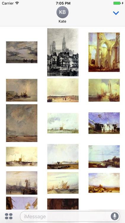 Richard Parkes Bonington Artworks Stickers