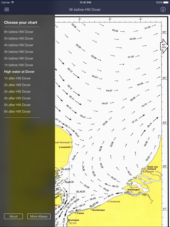 Screenshot #6 pour Tidal Stream Atlas North Sea, South
