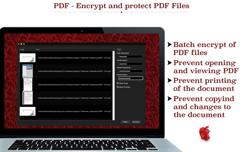 PDF - Encrypt and protect PDF - 2.0 - (macOS)