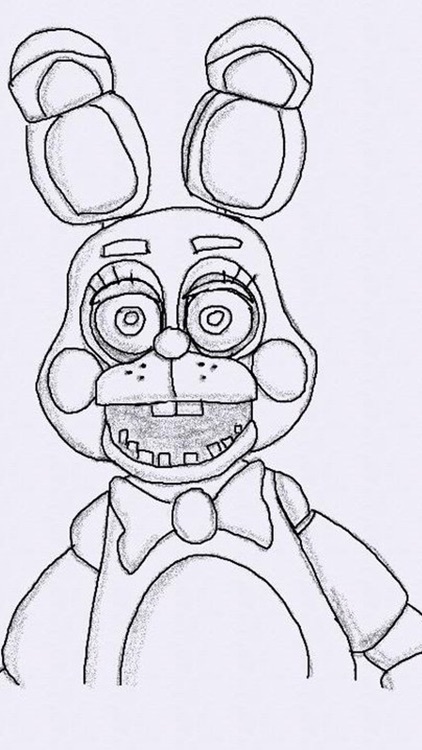 Coloing Pages For Five Nights At Freddy's Edition