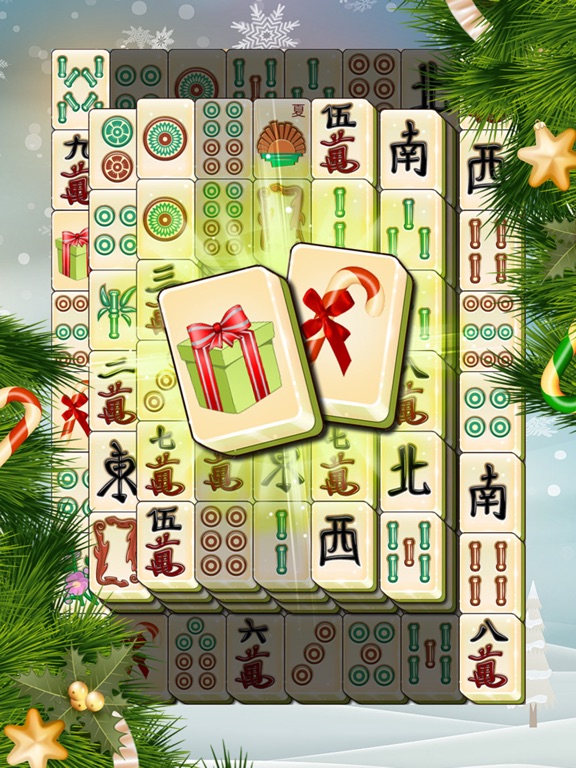Christmas Mahjong 3D - Classic Winter Puzzle Game iPad screenshot 4 - Games app