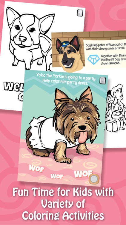 Paint & Play Dogs, Coloring Book For Kids