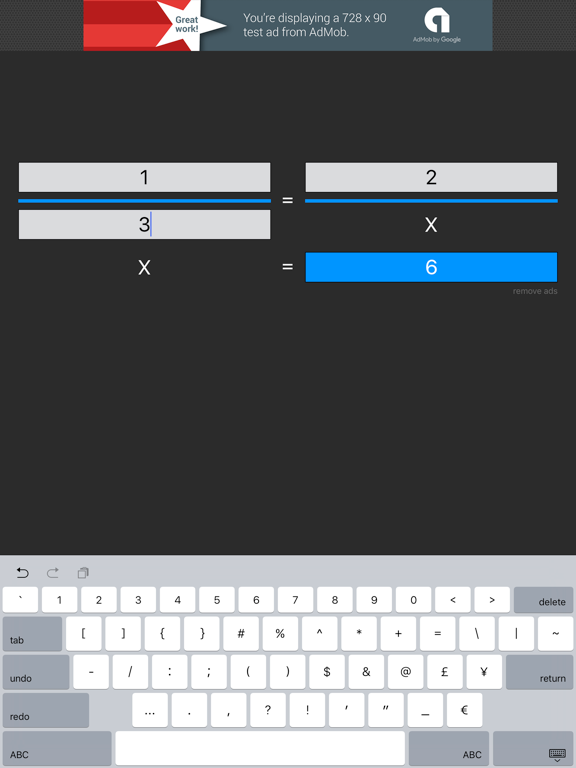 Screenshot #4 pour Rule of Three Calculator