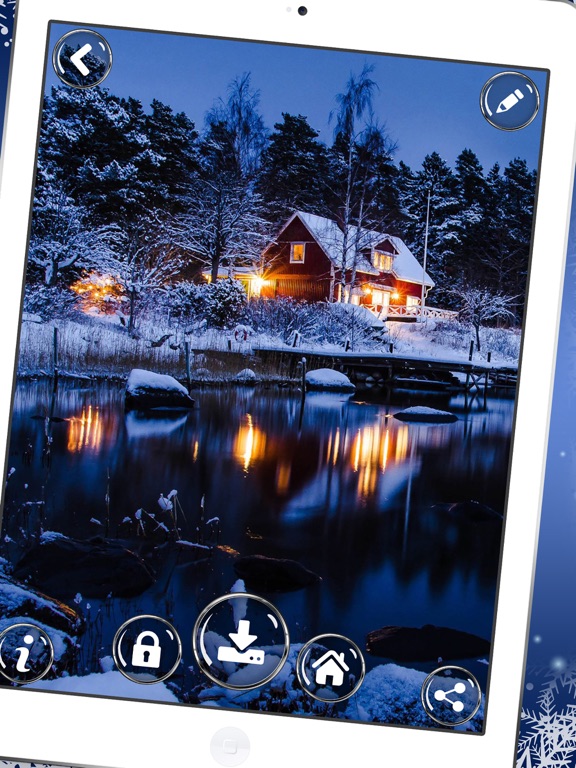 Screenshot #5 pour Fond D'écran De Neige - Fond D'hiver Romantique