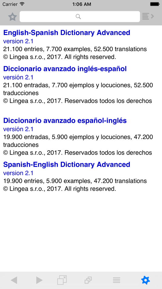 Lingea English-Spanish Advanced Dictionary - 2.4 - (iOS)