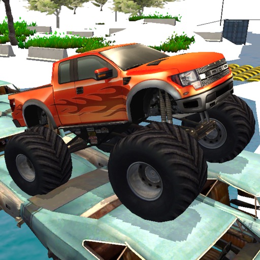 Monster Wheels Offroad Arena Parking Game icon