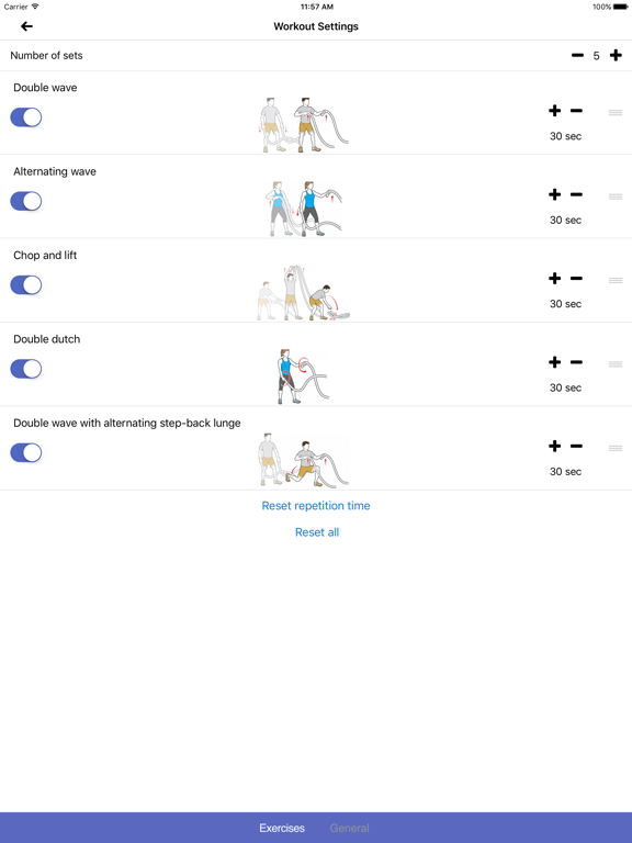 Battle Rope Challenge Workout iPad screenshot