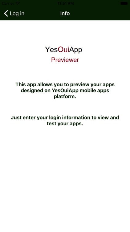 YesOuiApp Previewer