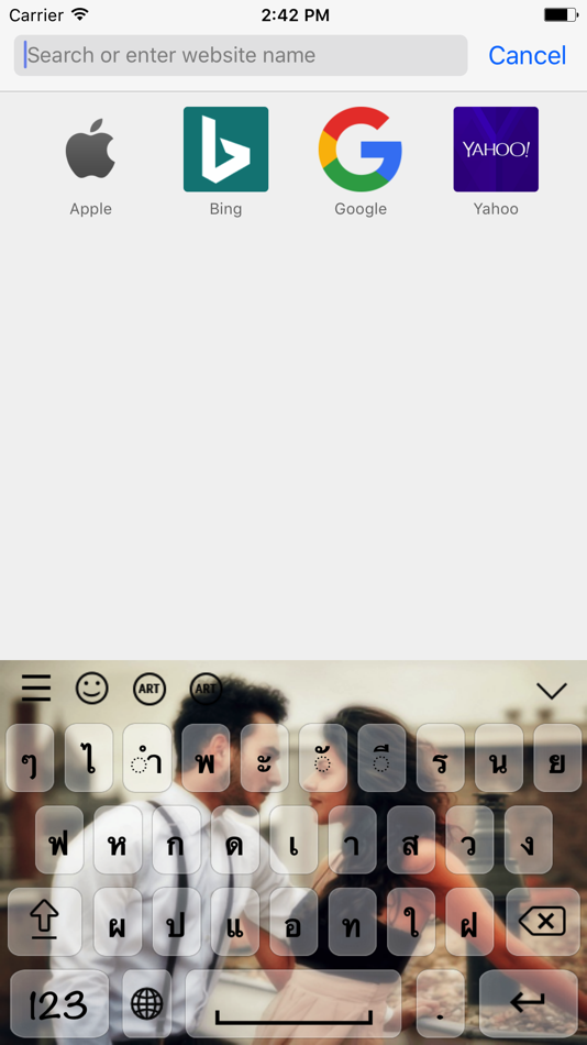 #5. Thai Keyboard - Thai Input Keyboard (iOS) 由: Bhavik Savaliya