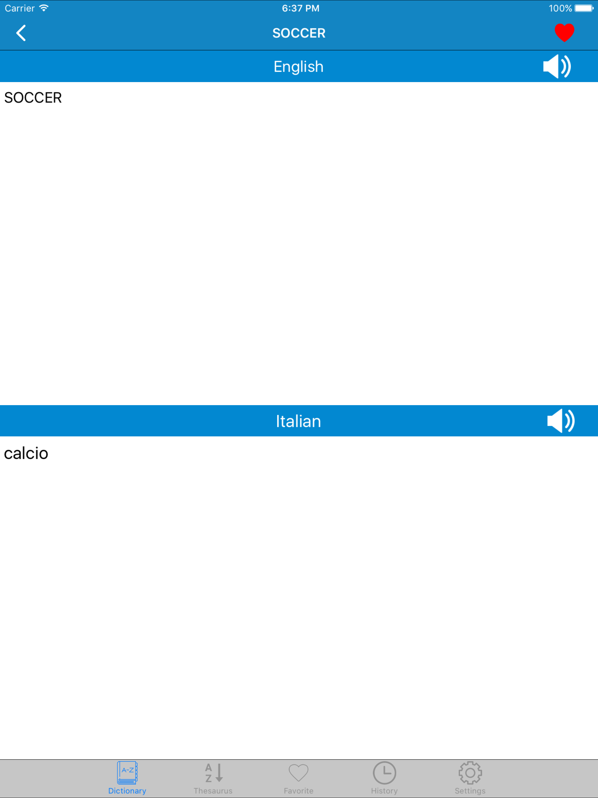 Italian to English & English to Italian Dictionary