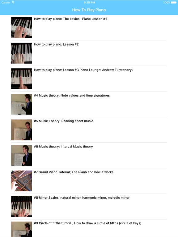 Screenshot #4 pour How To Play Piano Free Video Lessons