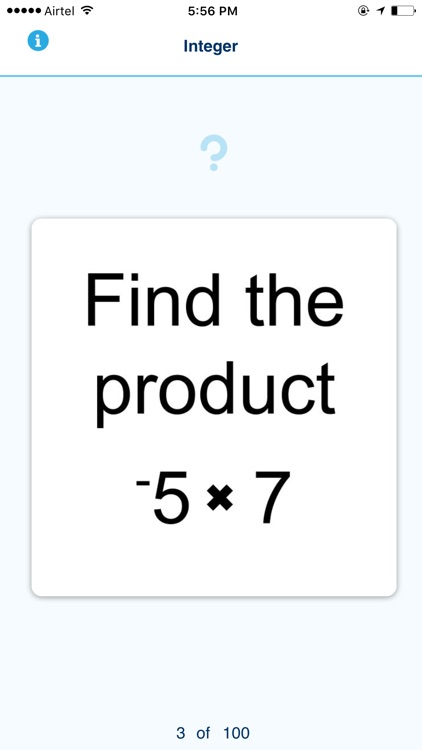 Learn It Flashcards - Integers screenshot-4