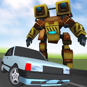 螢幕擷取畫面 (5) Robot Racer : Endless Mecha Fighting on Highway