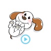 Cute Little Puppy - Animated Stickers