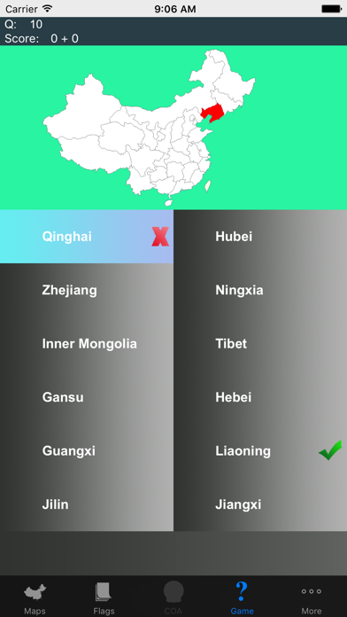 Screenshot #2 pour China State Maps, Flags, Capitals and Quiz