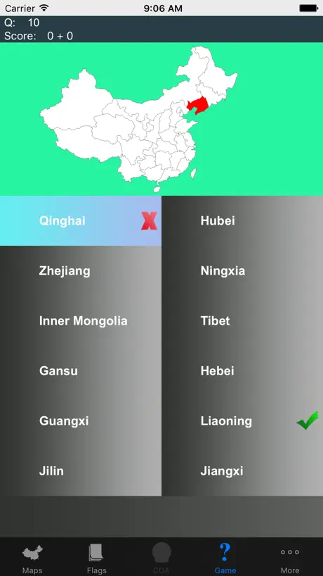 China State Maps, Flags, Capitals and Quiz