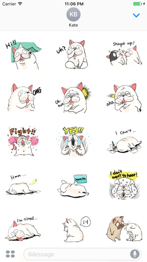 Enid The Funny Bulldog Stickers(圖1)-速報App