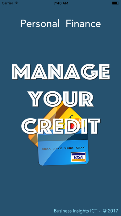 How to cancel & delete Manage Credit Card Debt from iphone & ipad 1