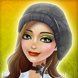Ladies in Stylish Hats - Teens beauty salon app icon