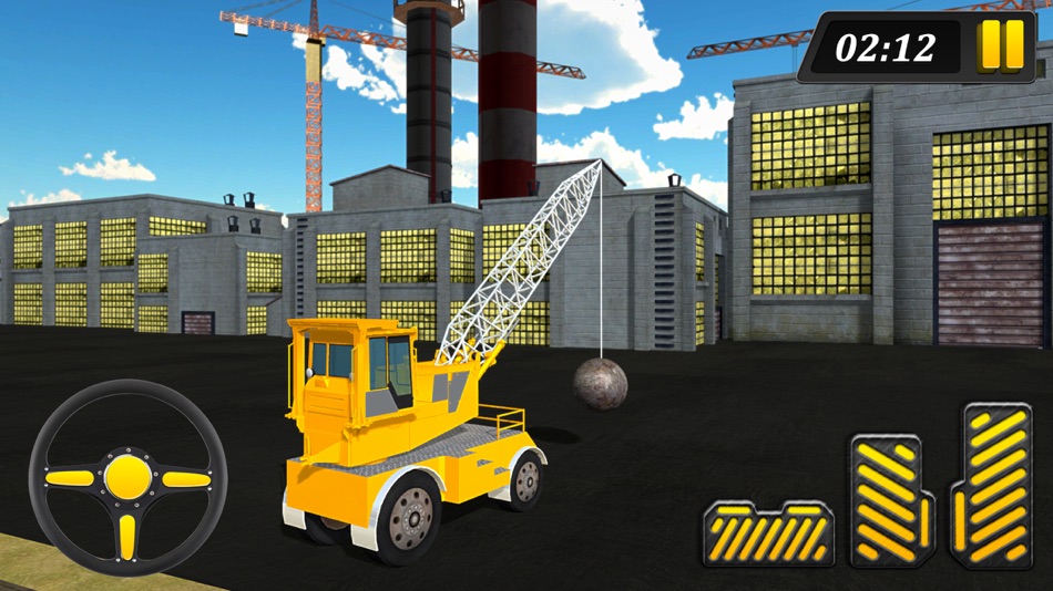 #2. Wrecking Ball Crane Operator & Demolition Sim (iOS) By: Ali Bokhari