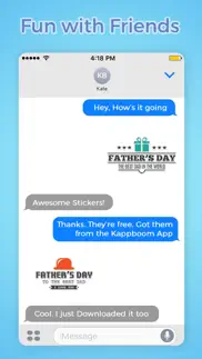 How to cancel & delete father's day stamps stickers 1