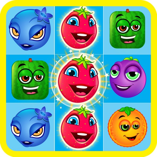 Veggies Fruit Magic Match 3  Free Matching Game iOS App