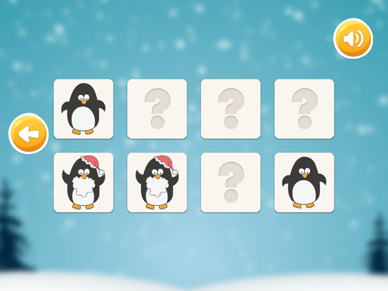 Screenshot #6 pour Penguin Memory Matching Kids and Toddler Games