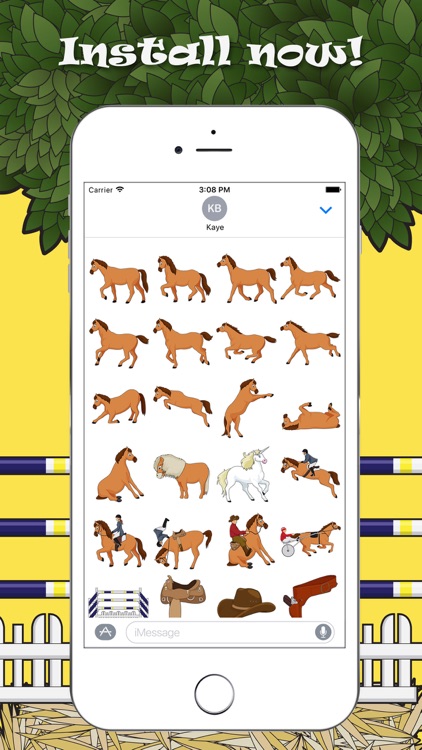 HORSEmoji - Horse Riding Emoji & Stickers #Stimoji screenshot-4
