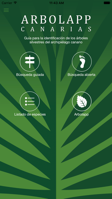 Screenshot #1 pour Arbolapp Canarias