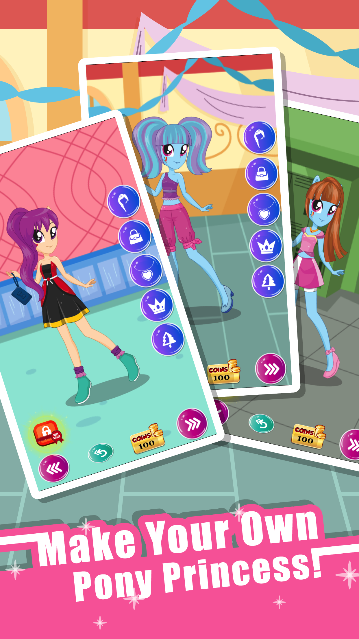 Pony Dress Up Game Girls 2 - My Little Equestria