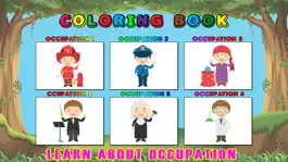 Game screenshot Occupation Coloring Book Page - Kids Learning Game apk