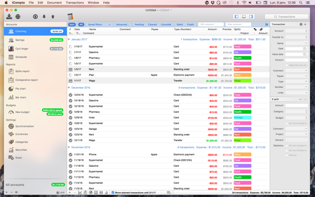 iCompta 6 Screenshot 1