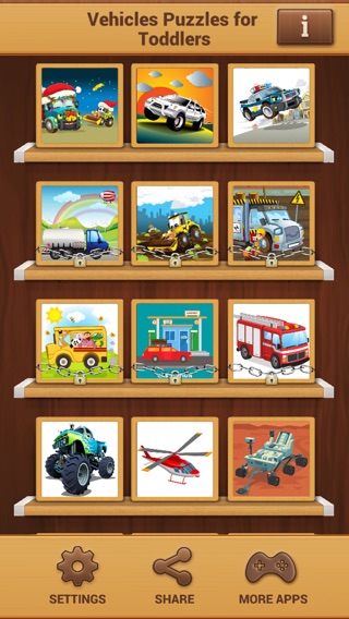 Vehicles Jigsaw Puzzles For Toddlers And Kids Freeのおすすめ画像1