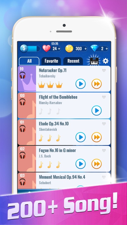 Magic Music Piano: Black & White Tiles 2