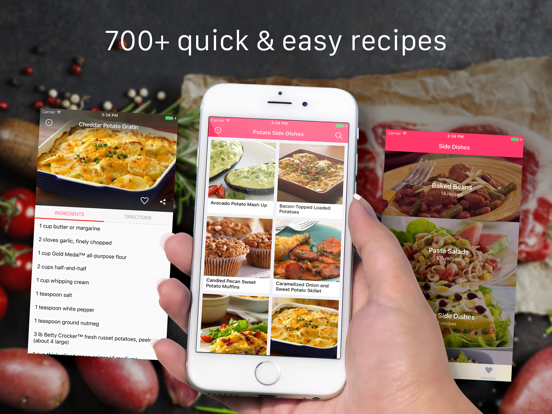 Screenshot #4 pour Side Dish Recipes: Healthy recipes, cooking videos