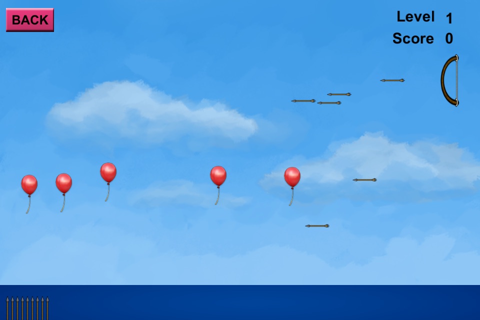 Balloons and arrows - Archery game screenshot 2