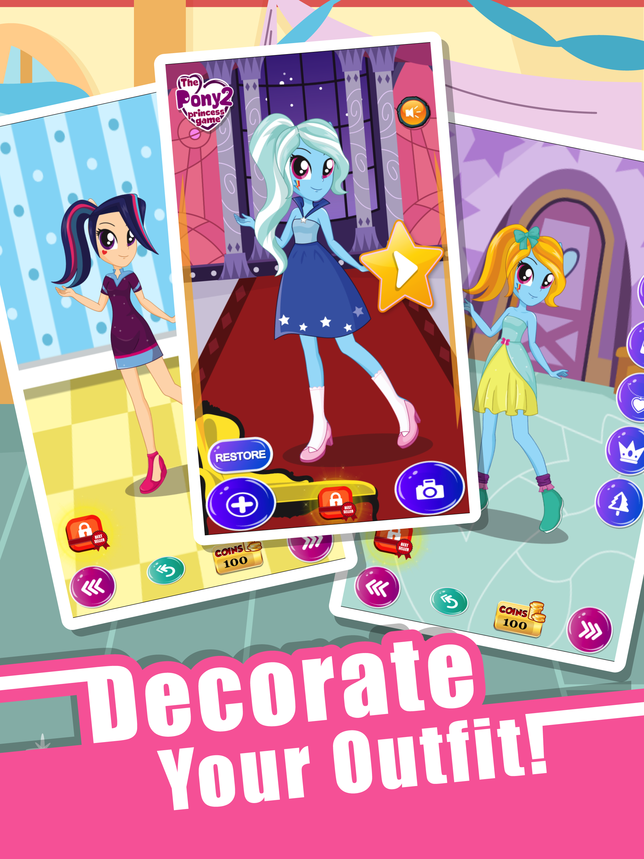 Pony Dress Up Game Girls 2 - My Little Equestria