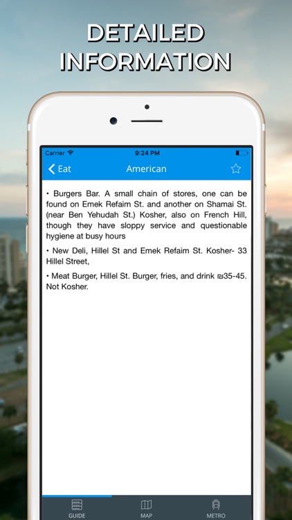 Jerusalem Travel Guide with Offline Street Map