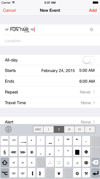 Unicode Pad Pro with custom keyboards screenshot-4
