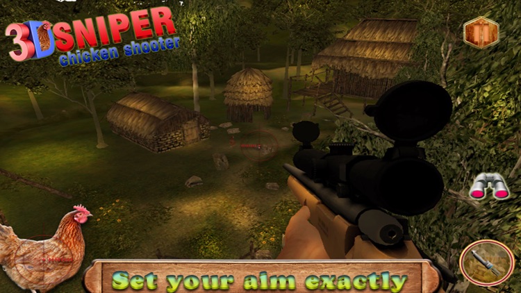 3D Sniper Chicken Shooter screenshot-4