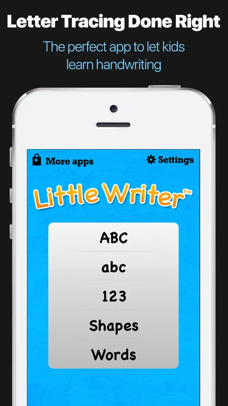 Little Writer - The Tracing App for Kids screenshot 1 of 5