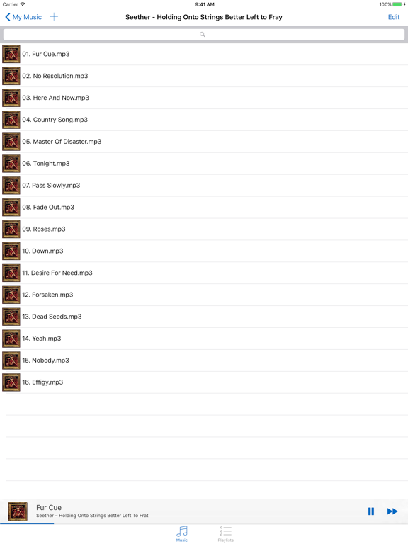 Screenshot #6 pour FLAC Player for iPad