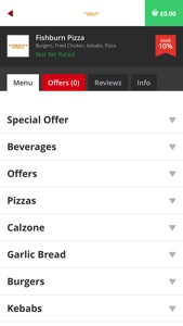 Fishburn Pizza screenshot #3 for iPhone